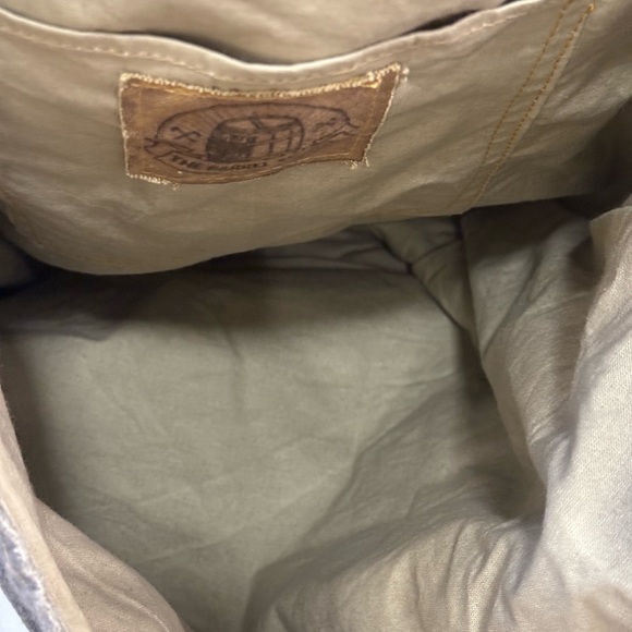 **The Barrel Sack Cotton Tote Bag with Leather Handles** - Picture 7 of 7